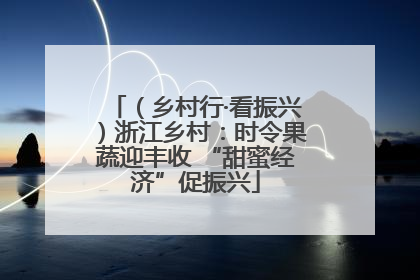 （乡村行·看振兴）浙江乡村：时令果蔬迎丰收 “甜蜜经济”促振兴
